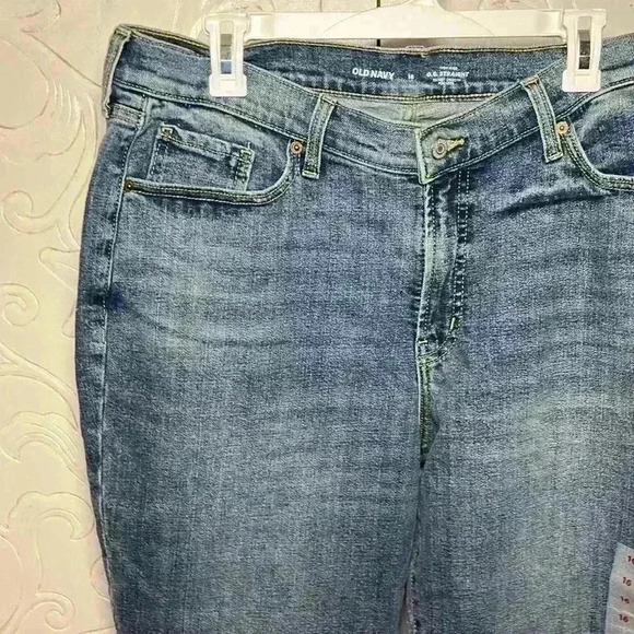 NWT Old Navy High-Rise OG Straight Courtney Jeans Denim Medium Wash Size 16 - Picture 6 of 11